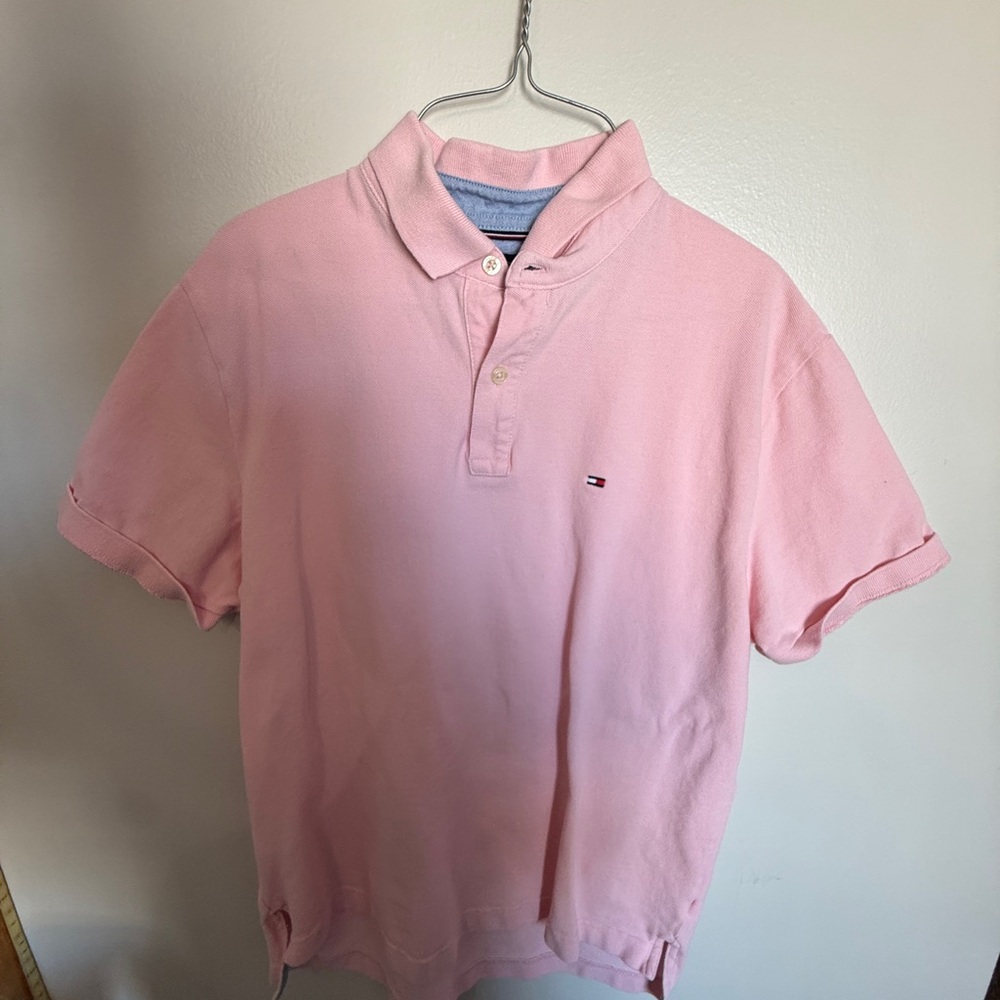 Tommy Hilfiger Light Pink Men's Polo Shirt